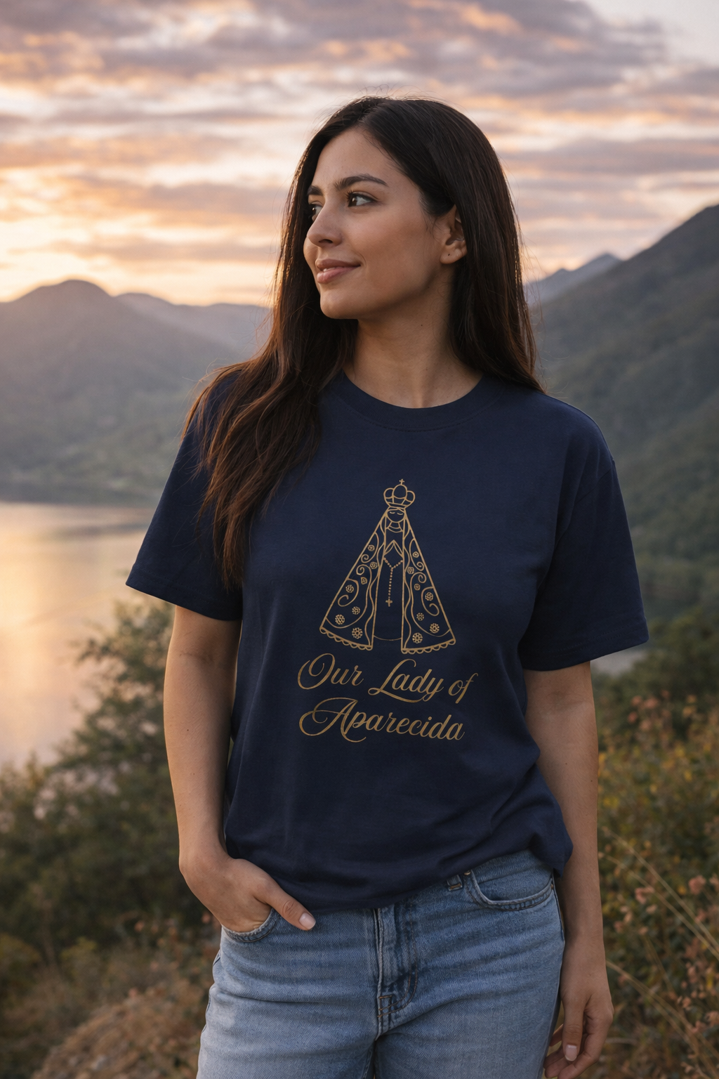 Our Lady of Aparecida Adult T-shirt