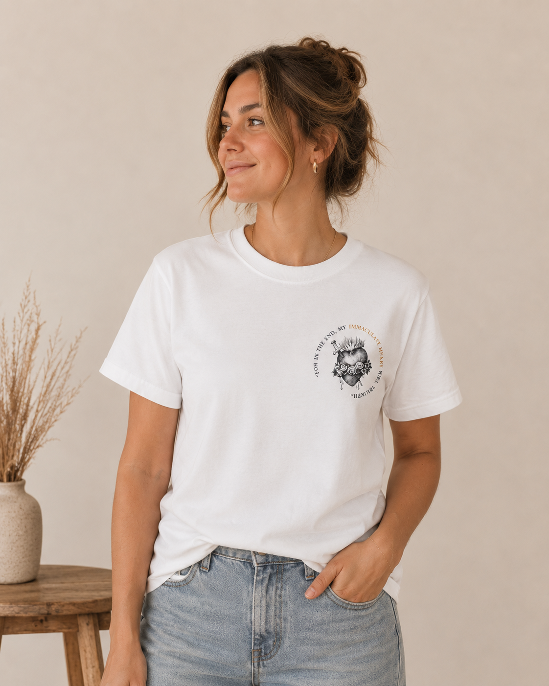Immaculate Heart of Mary Adult Tee