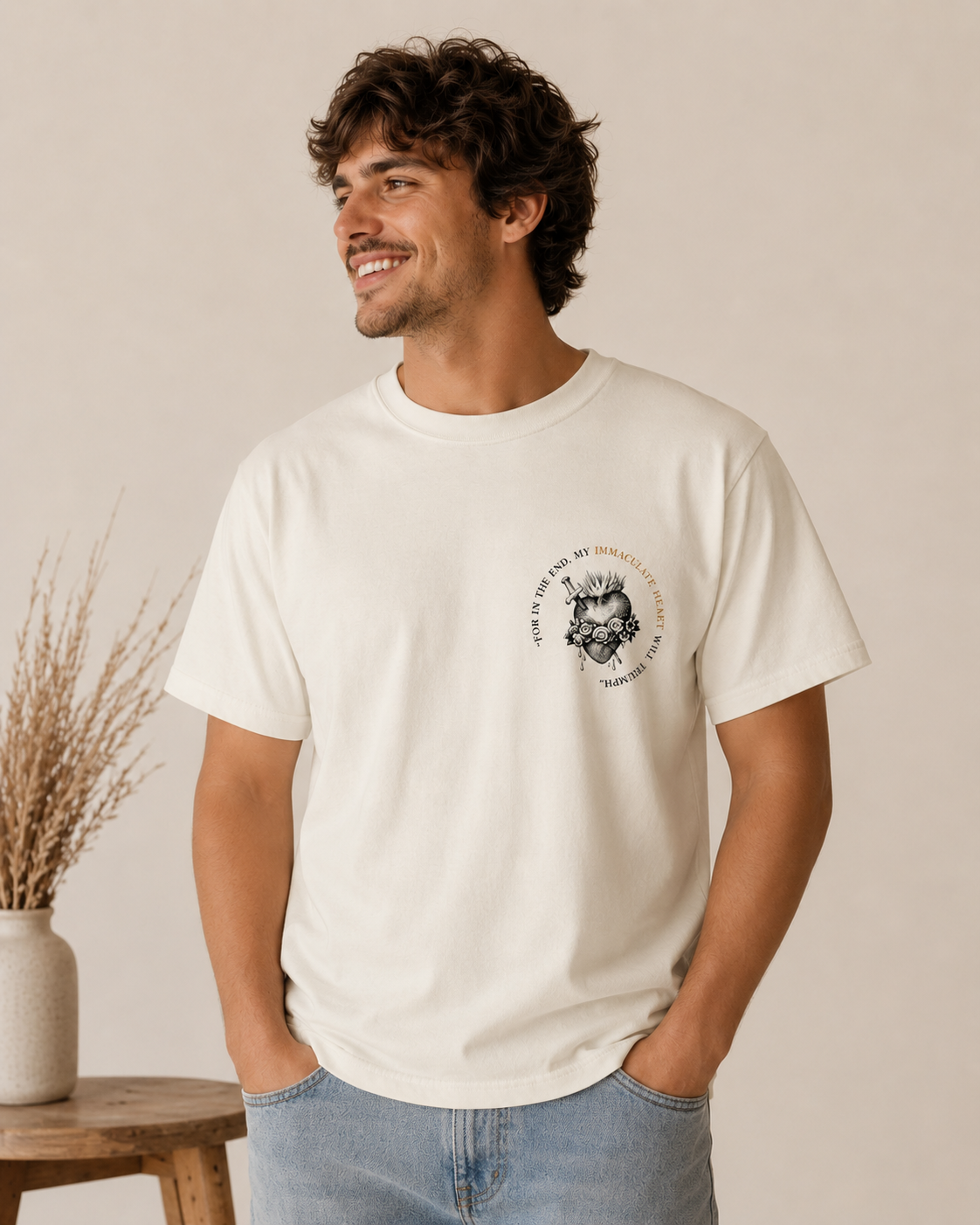 Immaculate Heart of Mary Adult Tee