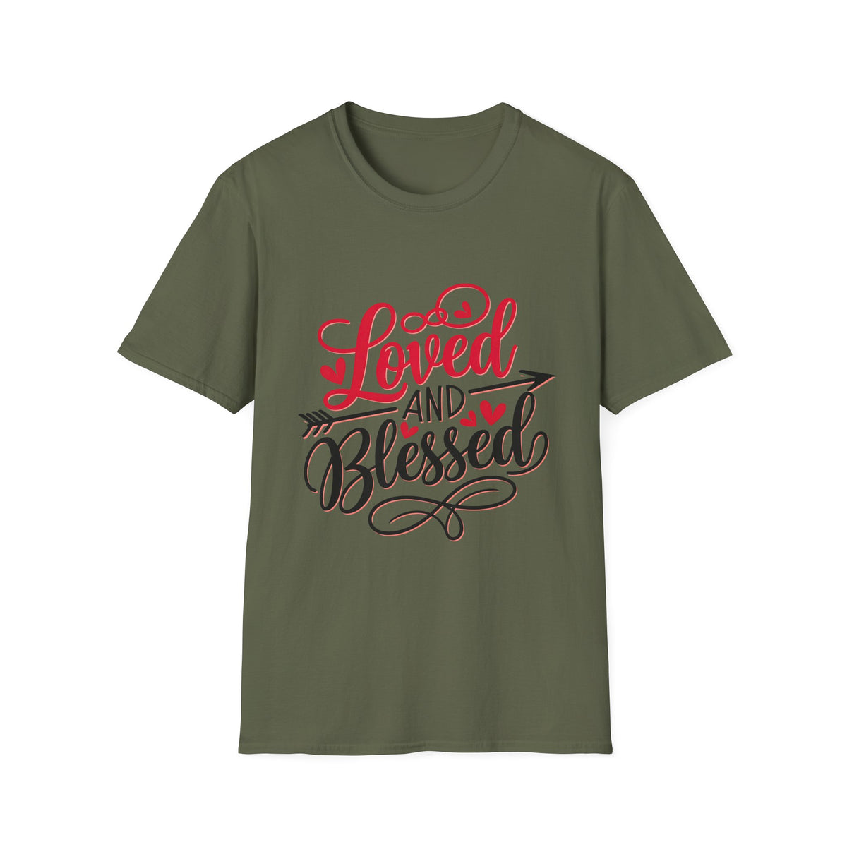 Loved by Him Adult T-Shirt