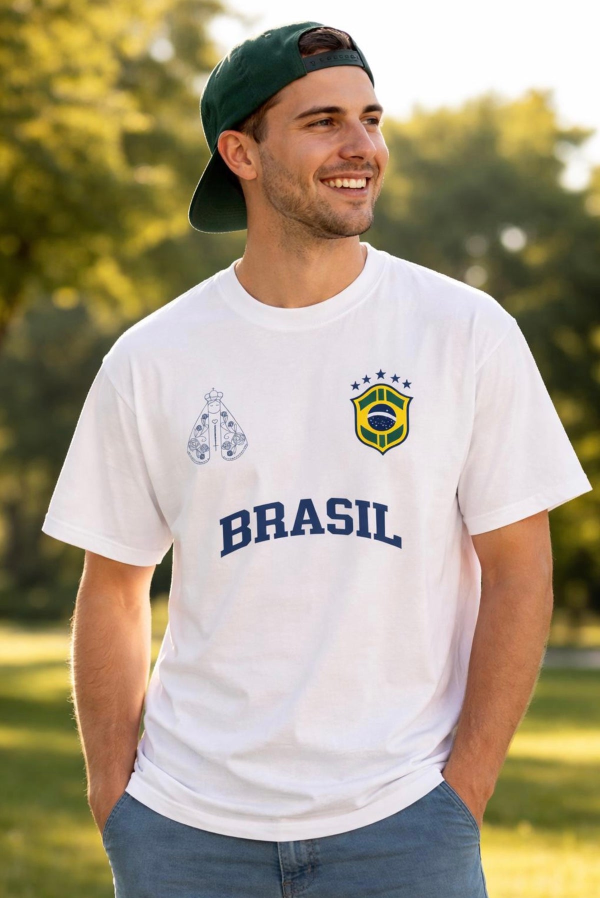 Brazil Catholic Adult T-Shirt – Special Edition World Cup