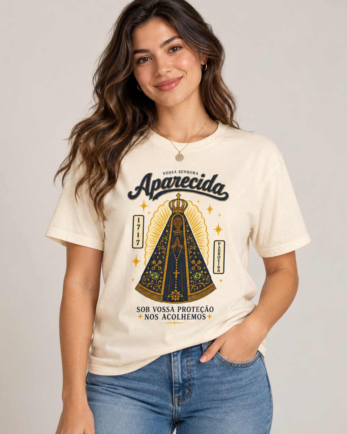 Nossa Senhora Aparecida T-Shirt - Brazilian Catholic Shirt
