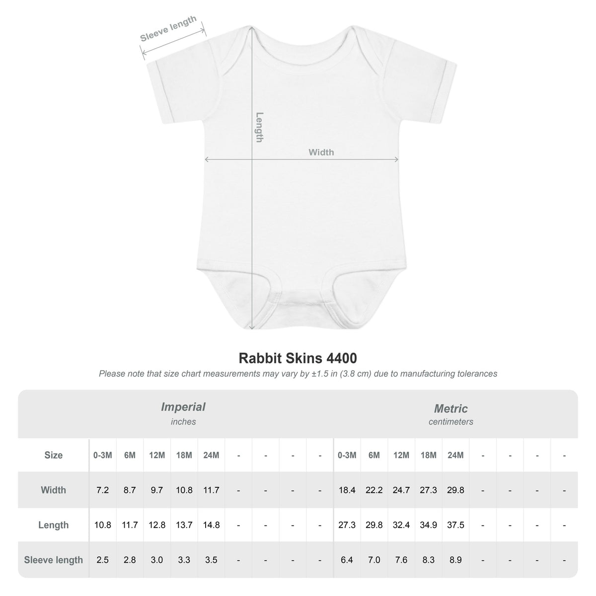 Brazil Baby Classic Bodysuit